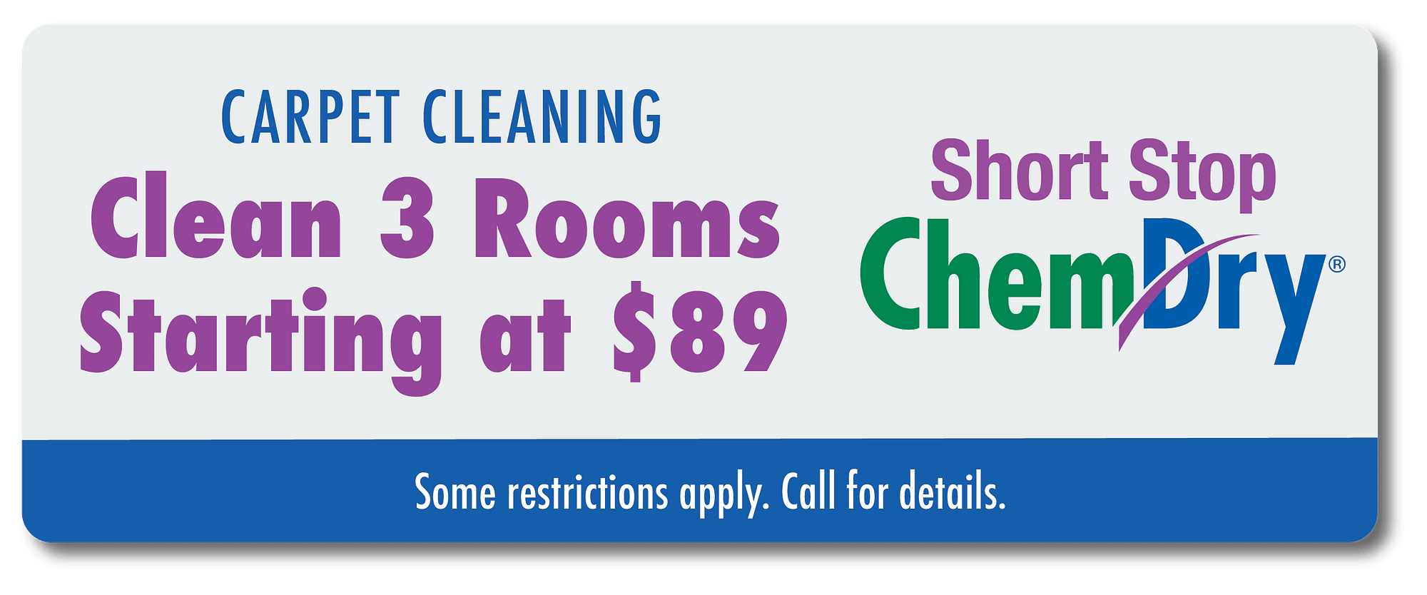 clean 3 rooms carpet for $89 coupon