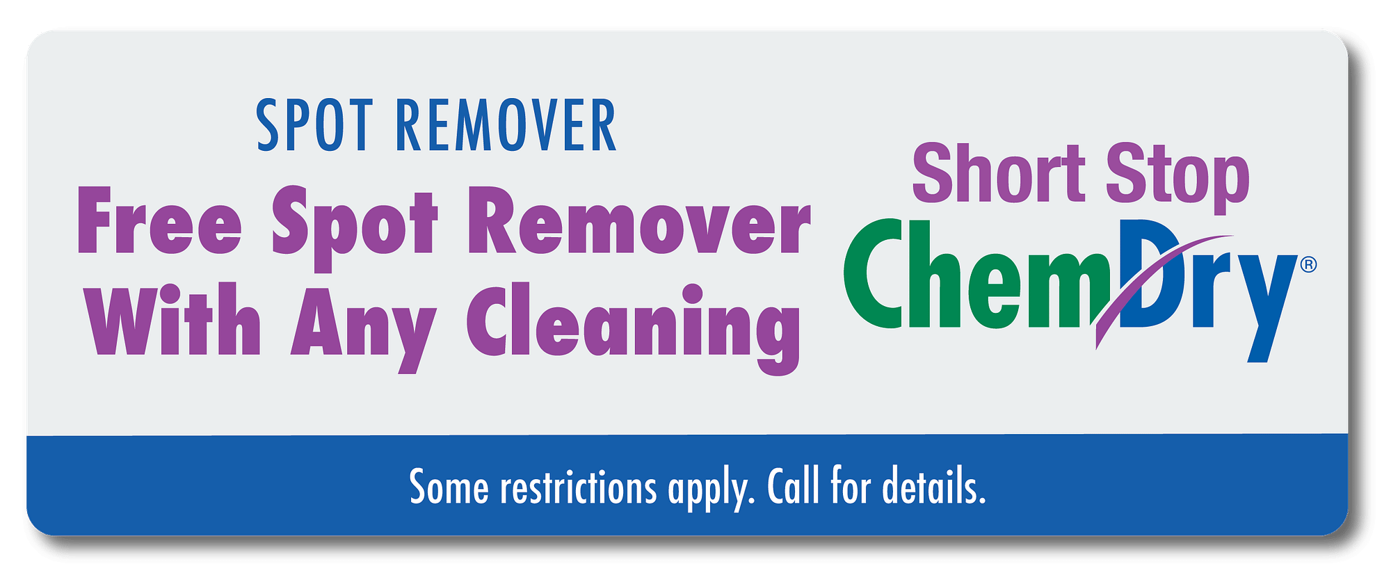 free spot remover with any cleaning coupon