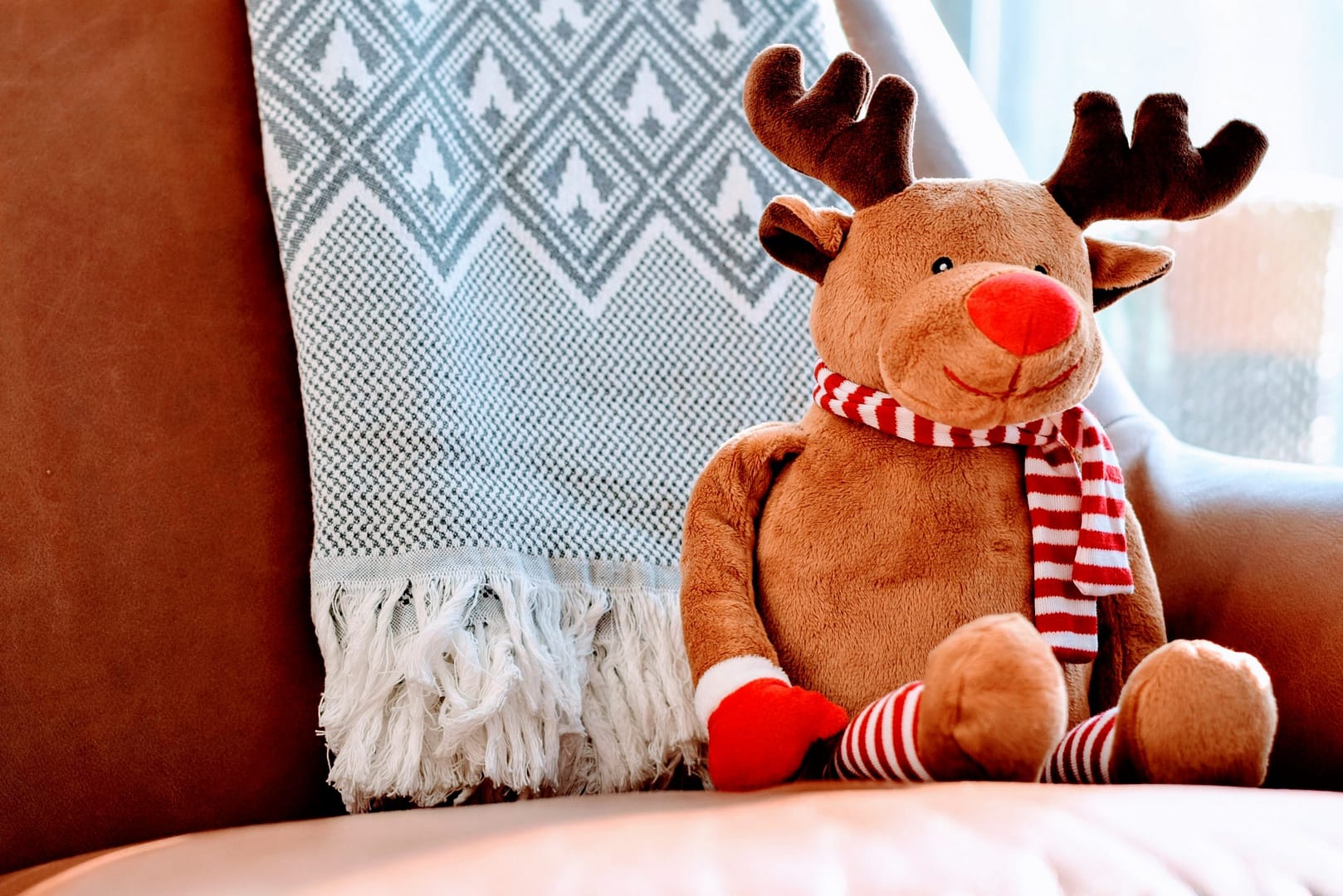 stuffed Rudolph animal